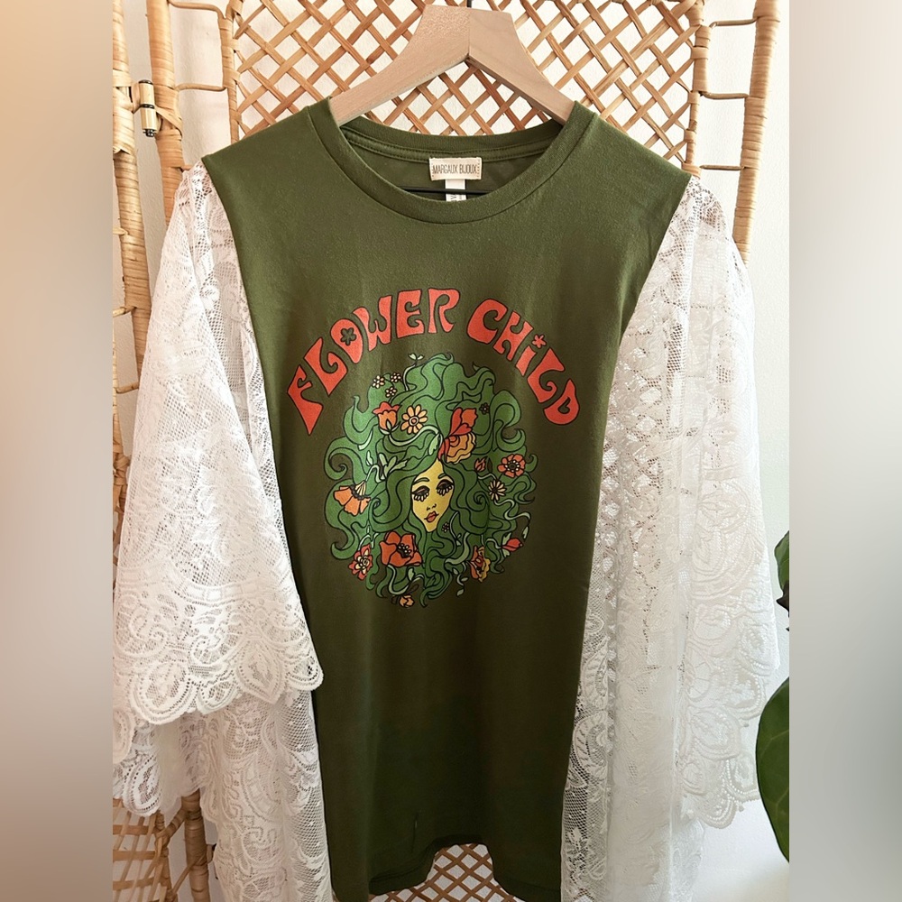 Flower Child Upcycled Poncho